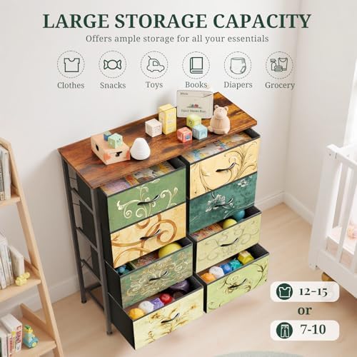 8-Drawer Dresser for Bedroom, Anti-Tip Tall Storage Organizer - Image 5