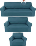 Peryiter 3 Pcs Couch and Loveseat Covers Set Sofa Cover by Peryiter