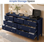 RoyalCraft 7 Drawer Dresser for Bedroom, 53" Wide, Wooden Chest of Drawers - Image 4