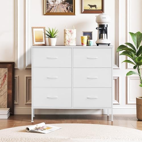 6-Drawer Dresser for Bedroom, Anti-Tip Wide Storage Organizer - Image 2