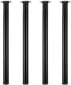 QLLY 29.5 inch / 75cm Adjustable Metal Desk Legs, Heavy Duty Furniture Table by QLLY