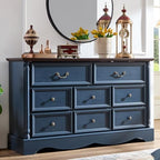 Farmhouse 8-Drawer Dresser with Charging Station for Bedroom by LegacyAmerhomeDirect