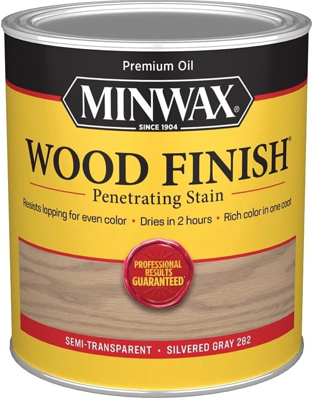 Minwax Wood Finish, Silvered Gray, 1 Quart by Minwax