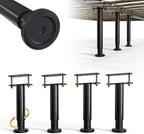 4Pcs Bed Frame Support Leg, Adjustable Height 5"-8.6", Extra Sturdy Steel Bed by YUEYIN
