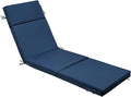 Outdoor Chaise Lounge Cushion 72" x 21" x 3", 4-Section Folding Patio Lounge by VOGVOG