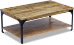 Solid Mango Wood Coffee Table - Image 4