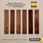 Minwax Wood Finish, Red Mahogany, 1 Quart - Image 2