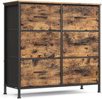 SONGMICS Dresser for Bedroom, Tall Dresser with 6 Fabric Drawers by SONGMICSbySONGMICSHOME