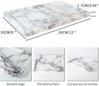 Real Luxurious Vanity Tray Natural Genuine Marble Storage Tray - Image 3