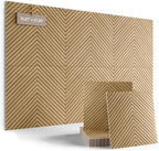 Fluxynara 6-Pack Large Felt Bulletin Board, Natural Oak Pyramid by FLUXYNARA