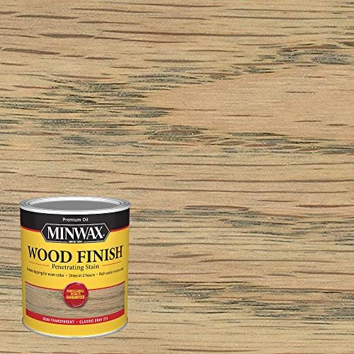 Minwax 1 qt Minwax 70048 Classic Gray 271 Wood Finish Oil-Based Wood Stain - Image 3