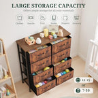 8-Drawer Dresser for Bedroom, Anti-Tip Tall Storage Organizer - Image 5