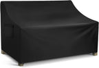 WLEAFJ Patio Sofa Cover Waterproof, 3-Seater Outdoor Sofa, Heavy Duty Deep by WLEAFJ