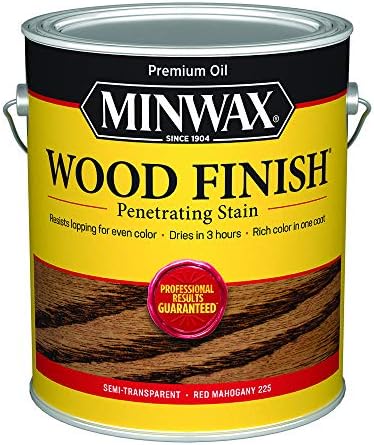 Minwax 710770000 Wood Finish 250 VOC Compliant, Red Mahogany Stain, Gallon by Minwax