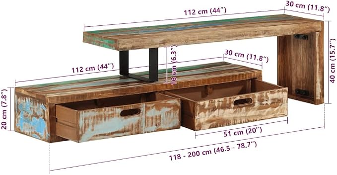 vidaXL TV Stand, Entertainment Center - Image 8