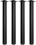 LCSDLHLSY Table Legs 32 inch, Adjustable Square Furniture Legs, by LCSDLHLSY