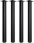LCSDLHLSY Table Legs 32 inch, Adjustable Square Furniture Legs, by LCSDLHLSY