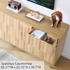 Bifins 60" Wide Fluted Dresser for Bedroom with 9 Drawers - Image 3