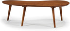 Mid Century Modern Abstract Shaped Coffee Table/Solid Wood/Oak Finish - Image 10