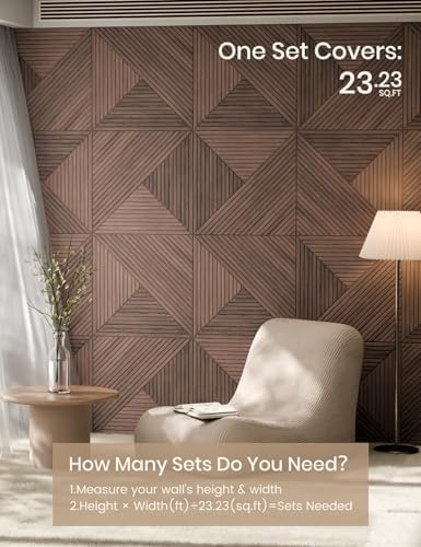 Fluxynara 6-Pack Large Felt Bulletin Board, Walnut Facet - Image 7
