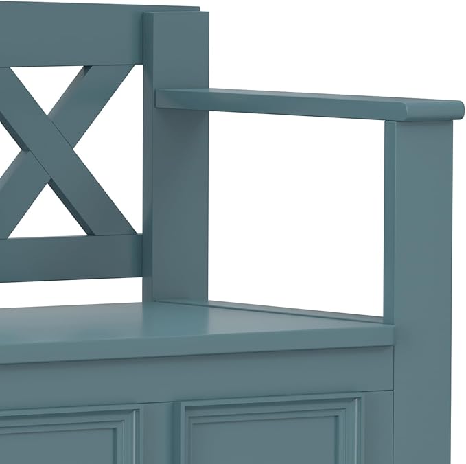 SIMPLIHOME Amherst Entryway Storage Bench - Image 12