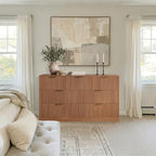 7 Drawer Dresser for Bedroom, Fluted Modern Chest of Drawers - Image 5