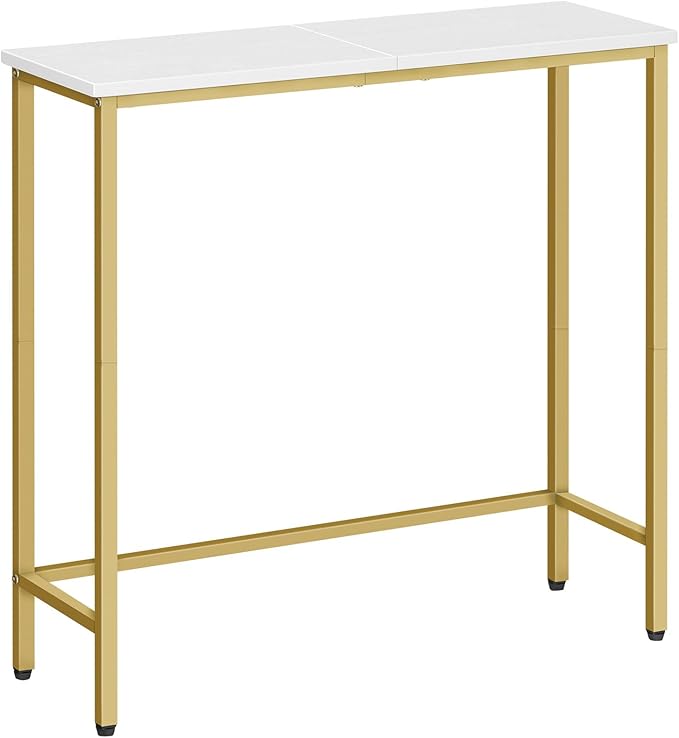 HOOBRO Narrow Console Table, 29.5" Small Entryway Table, Thin Sofa Table by HOOBRO