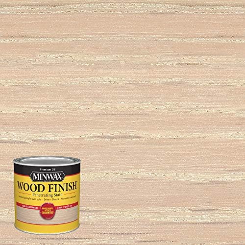Minwax Wood Finish, Simply White, 1/2 Pint - Image 3