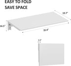 Need Fold Down Wall Mount Desk Heavy Duty Small Folding Wall Table Length 36" - Image 3