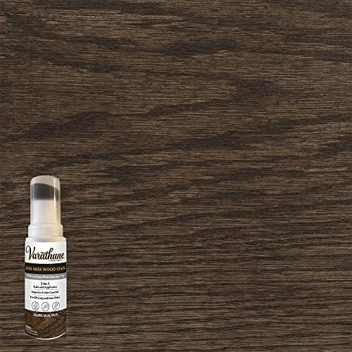 Varathane Less Mess Dark Walnut Wood Stain & Applicator - Image 2