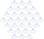 30 Pack Glass Table Suction Cups 18mm Rubber Suction Cup Hangers Without Hooks by Qjaiune