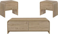 New Classic Furniture Mara 3-Piece Wood Coffee Table & 2 End Tables Set by NewClassicFurniture