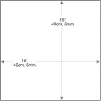Dulles Glass 12 inch Square Glass Table Top - Image 3