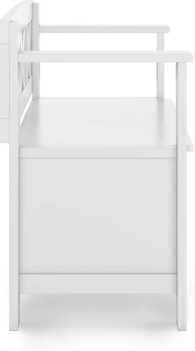 SIMPLIHOME Amherst Entryway Storage Bench - Image 7