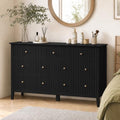 RoyalCraft 7 Drawer Dresser for Bedroom, 53" Wide, Wooden Chest of Drawers by Bringyoubetterlife