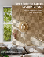 Fluxynara 6-Pack Large Felt Bulletin Board, Natural Oak Pyramid - Image 4