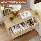 Bifins 31.5" Wide Fluted 3 Drawer Dresser - Image 4