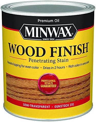 Minwax 700454444 Wood Finish, Gunstock, 1 Quart by Minwax