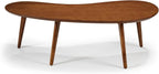 Mid Century Modern Abstract Shaped Coffee Table/Solid Wood/White Finish - Image 9