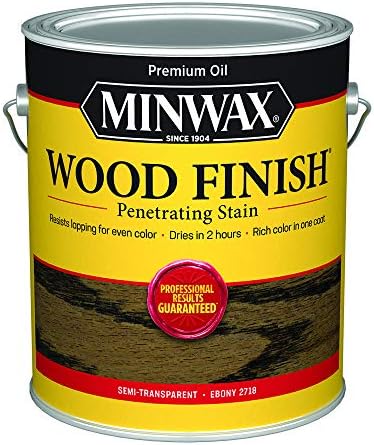 Minwax Wood Finish, Ebony, 1 Gallon by Minwax