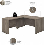 Bush Business Furniture Studio C 60W x 30D L Shaped Desk - Image 7