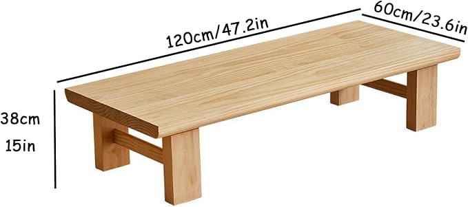 Japanese-Style Tea Table, Tatami Coffee Table, Floor-Standing Shrine Base - Image 2