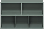 Furinno LUDER Book Shelf, 5-Cube Bookshelf, Reversible Bookcase, 9.4 x 19.5 x - Image 8