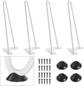 SMARTSTANDARD 12 Inch Heavy Duty Hairpin Furniture Legs, Metal Home DIY Projects by SMARTSTANDARD