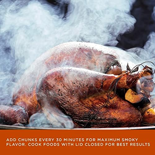 Fire & Flavor Hickory Wood Chunks for Smoking and Grilling - All-Natural, Long-Lasting with a Mildly Sweet Flavor - Large Chunk Wood Chips for Smokers,Red - Image 5