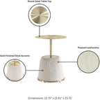 Manhattan Comfort Anderson Modern 15.75" Round End Tables 1.0 - Image 4