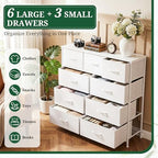 9-Drawer Dresser for Bedroom, Anti-Tip Tall Storage Organizer - Image 5