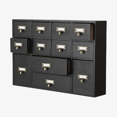 12 Drawers Apothecary Cabinet by PACKGILO
