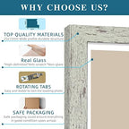 Hongkee 4x6 Picture Frame Set of 4, Made of Real Glass and Sage Green Wooden Frame, 4 by 6 Photo for Wall or Tabletop - Display Picture 3.5x5 with Mat or 4x6 Without Mat - Image 5