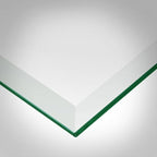 Dulles Glass 12 inch Square Glass Table Top - Image 4